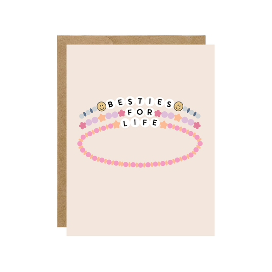 Besties For Life Friendship Bracelet - Pop CultureCard