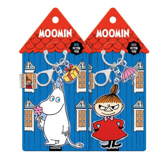 Moomin & Little My Acrylic Keychain