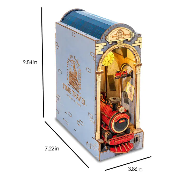 Diy Miniature House Book Nook Kit: Time Travel