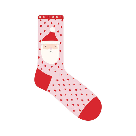 WHM1051 -  Whimsy Santa Head Socks