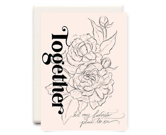 Together Rose | Love Greeting Card