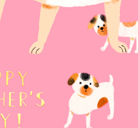 PUG MAMA - Mothers Day Card