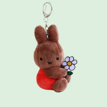 Load image into Gallery viewer, Miffy &amp; Friends with Flower Plush Key Chain bag Charm
