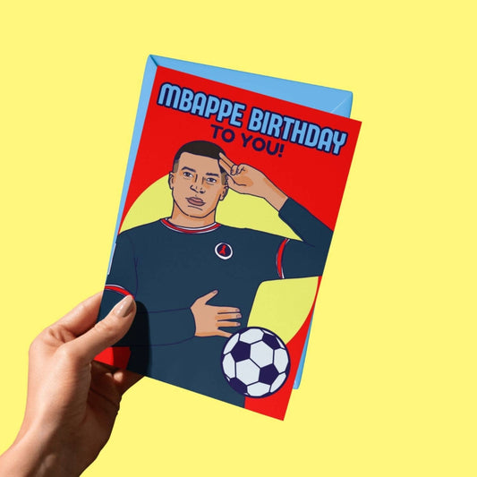 Mbappe Birthday to You Soccer Greeting Card
