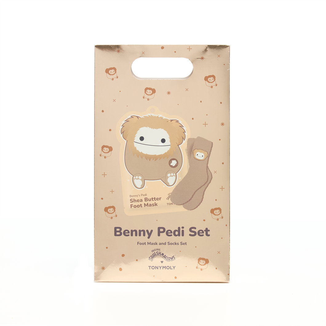 Squishmallows x TONYMOLY Benny's Pedi Foot Mask and Socks Set