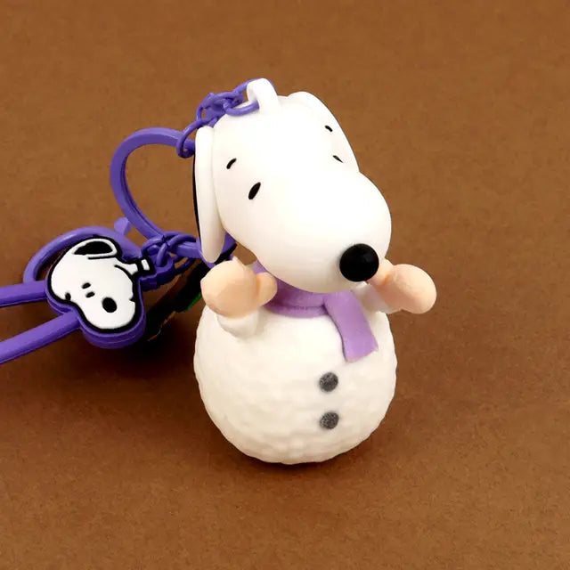 Peanuts Snoopy Christmas Figure Keychain