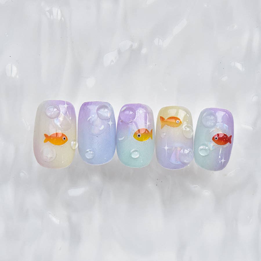 Jelly Fish Nail Deco Sticker