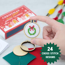 Load image into Gallery viewer, Christmas Cross Stitch Advent Calendar
