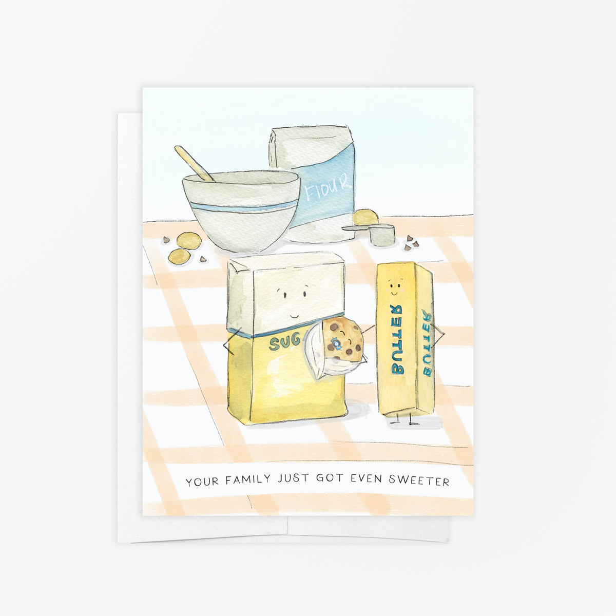 Greeting Card  - Sweet Addition - Baby Card