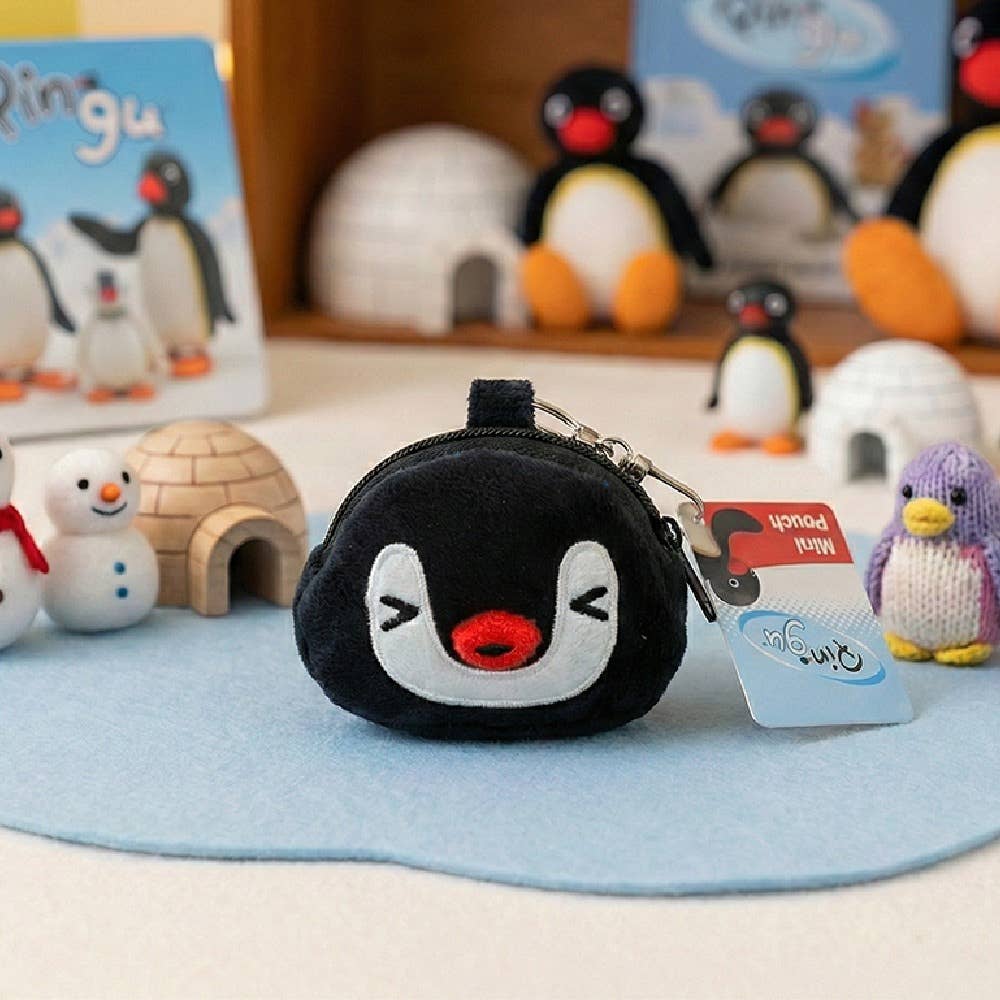 Pingu & Pinga Mini Plush Pouch Keychain
