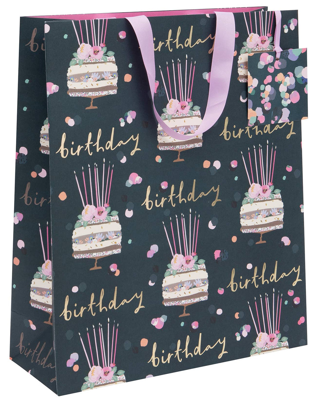 BAG SHOPPER SD BIRTHDAY CAKE