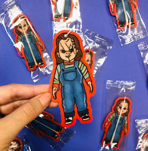 Load image into Gallery viewer, Wanna Play? Chucky Halloween Air Freshener
