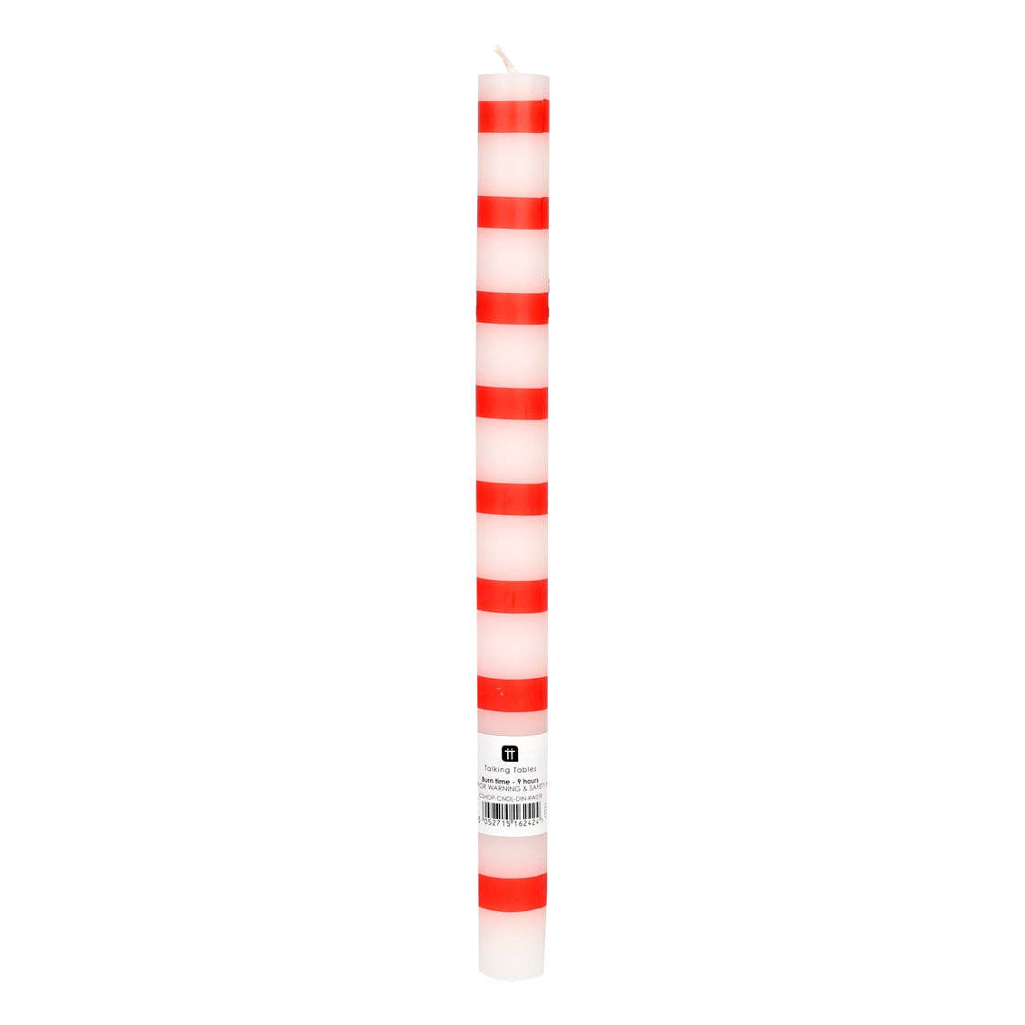 Red & White Taper Candles