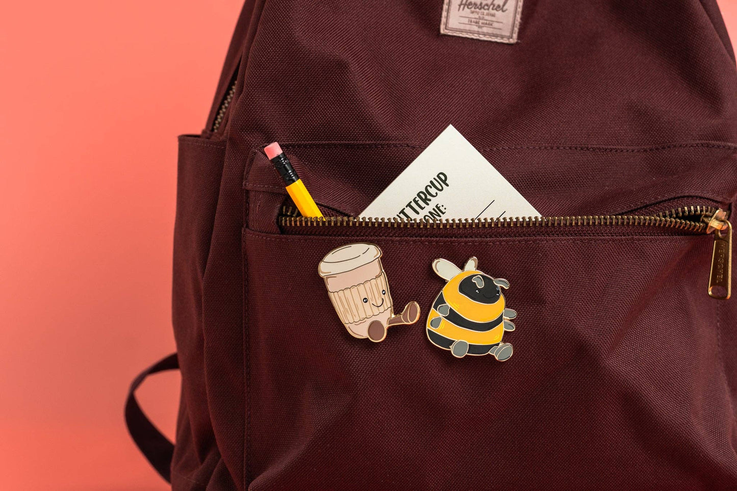 Cute Coffee Enamel Pin