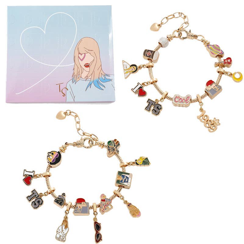 Taylor Swift TS blind bracele box bead bracelet set