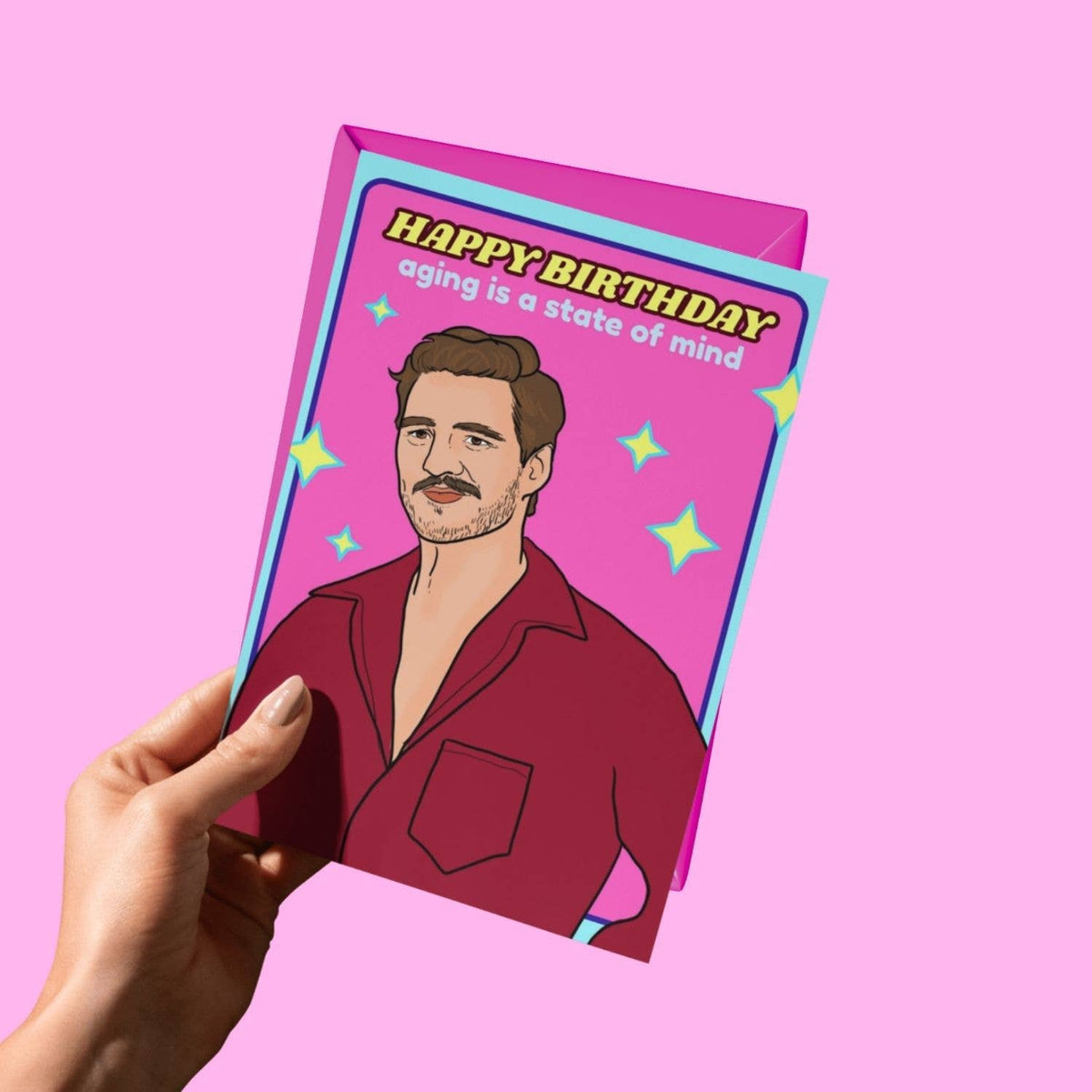 Happy Birthday Aging is A State Of Mind Greeting Card