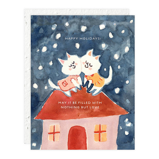 Snow Cats - Holiday Card