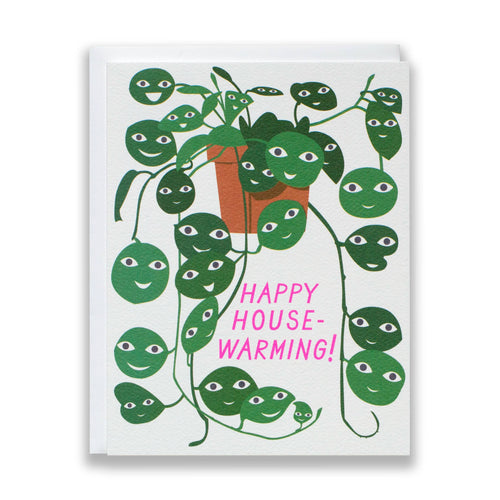 Happy Housewarming - Smiling Houseplants - Note Card - Front & Company: Gift Store