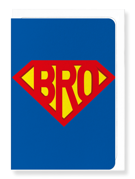 SUPER BRO: Greeting Card