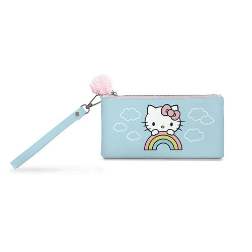 Hello Kitty Rainbow Skies Pencil Pouch - Front & Company: Gift Store