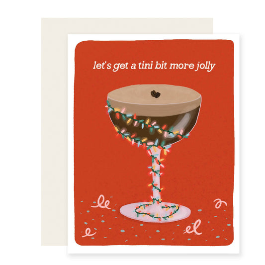 Espresso Tini More Jolly | Holiday Card