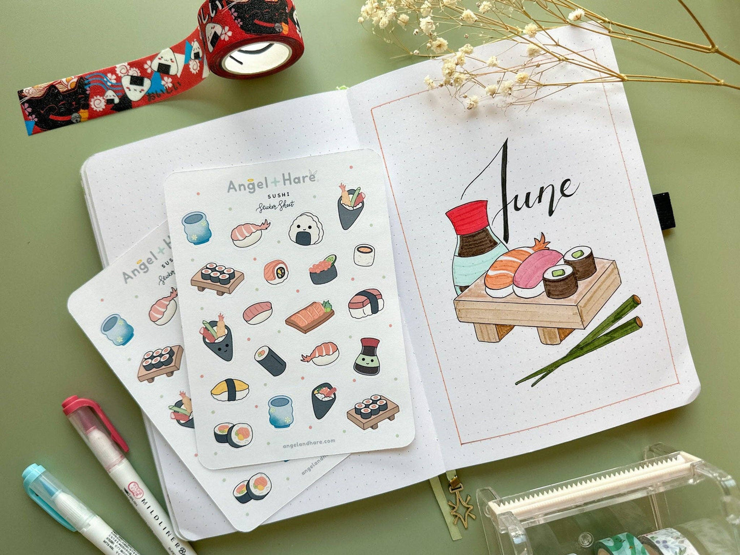 Sushi Sticker Sheet