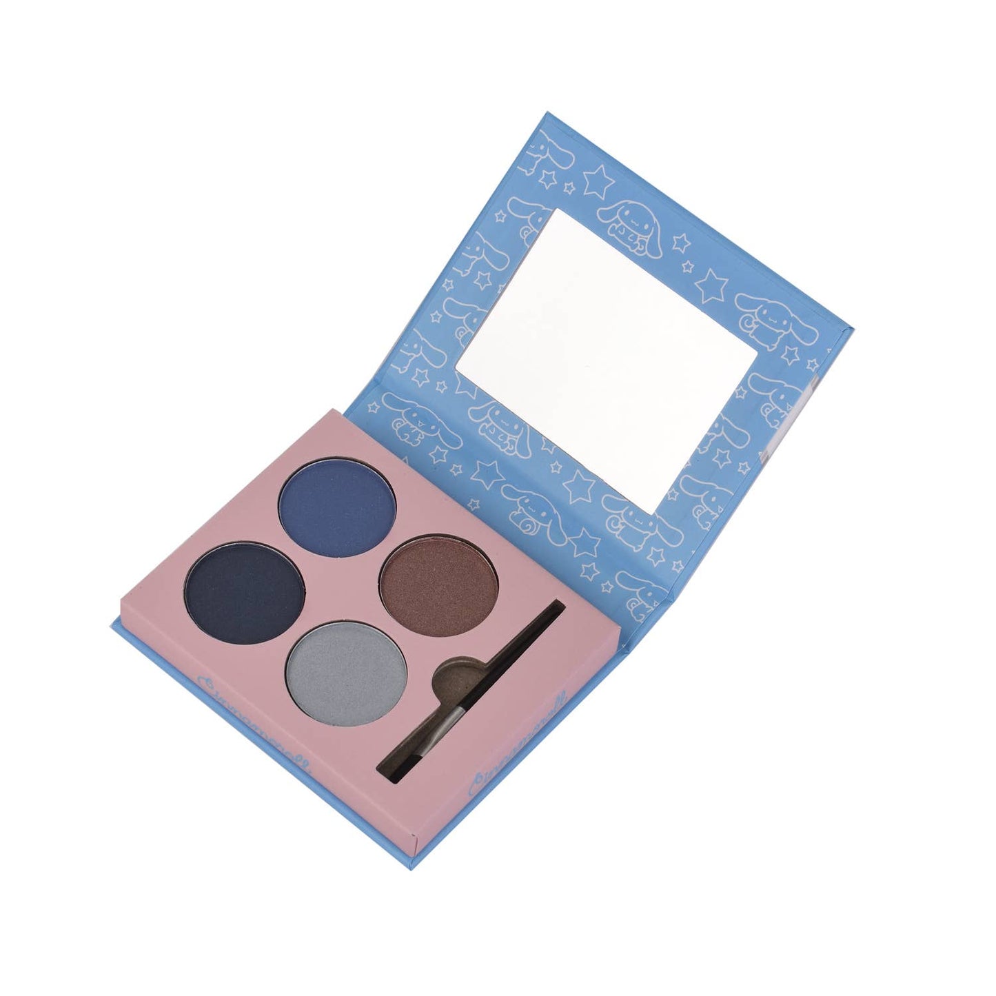 Cinnamoroll palette of 4 eyeshadows + brush and mirror
