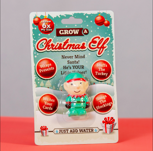 Grow A Christmas Elf Toy - Childrens Stocking Stuffers