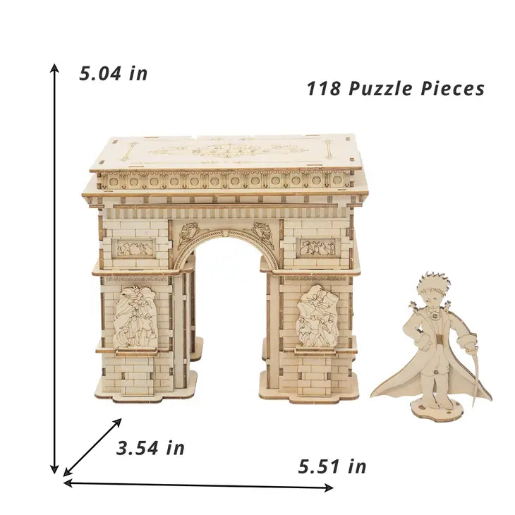 The Little Prince and Arc De Triomphe
