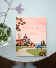 Load image into Gallery viewer, Under Pink Skies Wedding Greeting Card
