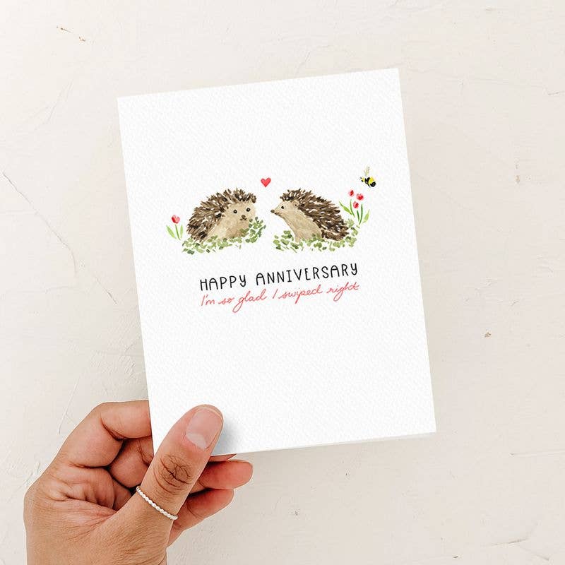 Happy Anniversary - Swiped Right Card