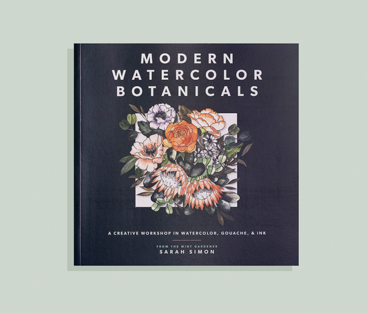 A How-to Watercolor Book: Modern Watercolor Botanicals