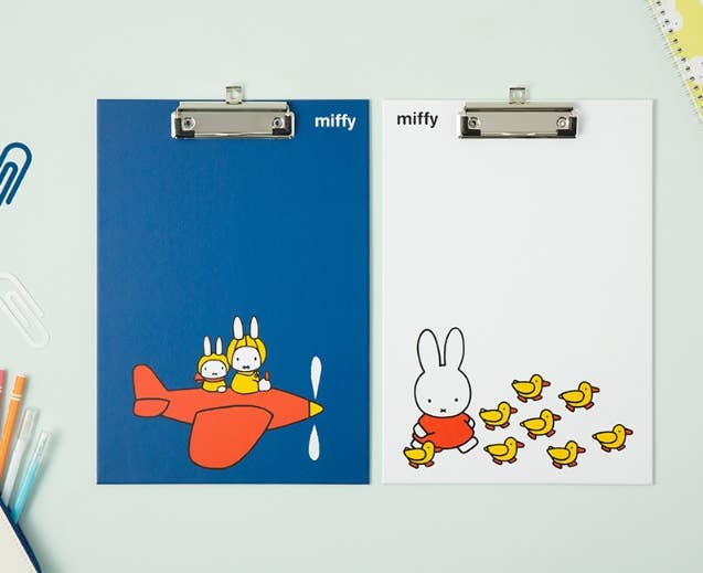 Miffy Double-Sided Color Clipboard with Hanging Hook