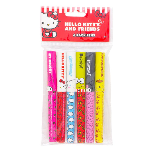 HELLO KITTY AND FRIENDS 6PC PENS, 717597HKF