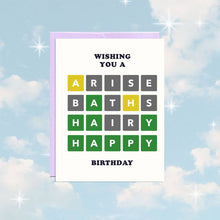 Load image into Gallery viewer, Wordle Birthday | Birthday Card
