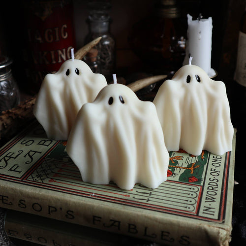 Ghost Candle / Halloween Soy Ghost Candles - Front & Company: Gift Store