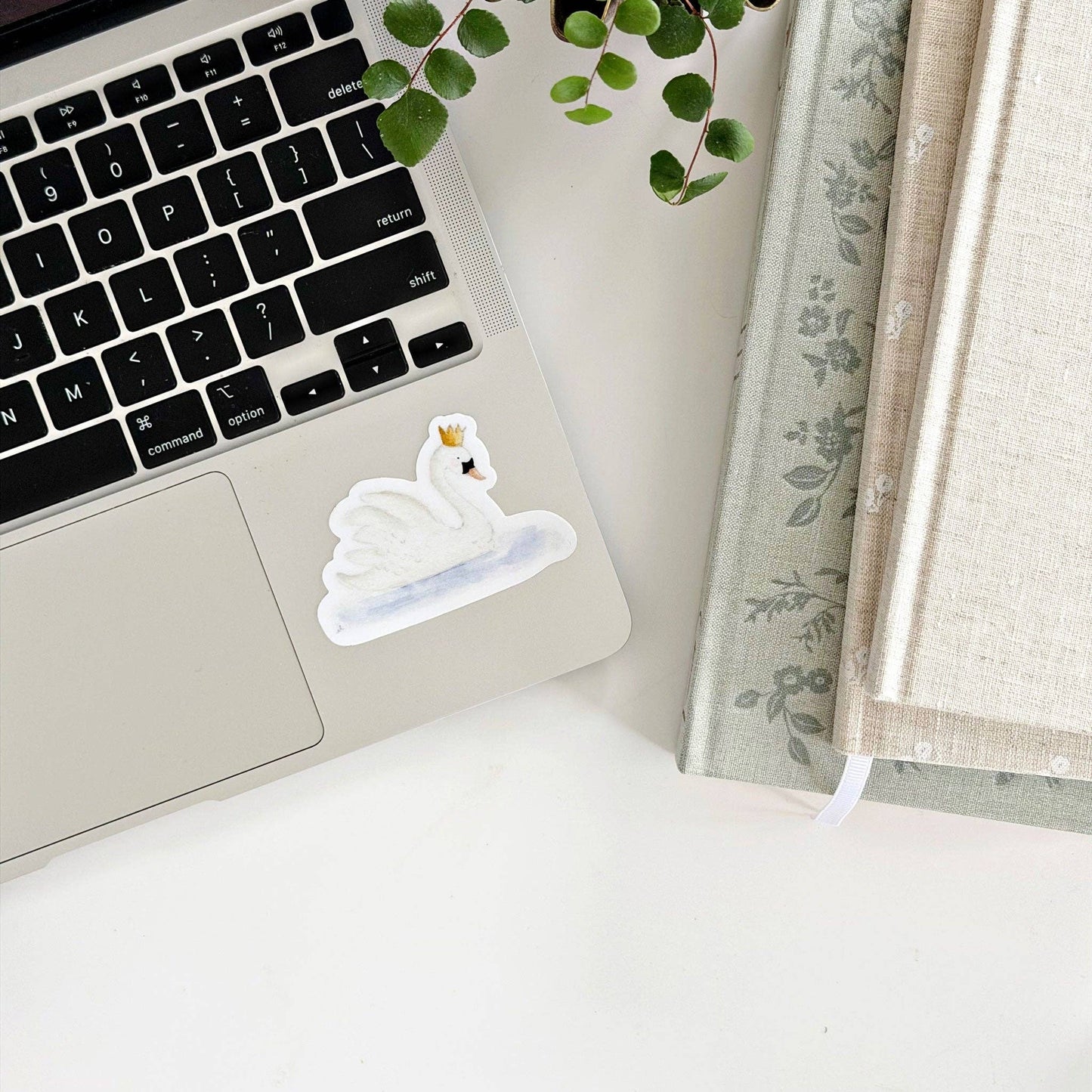 Swan sticker