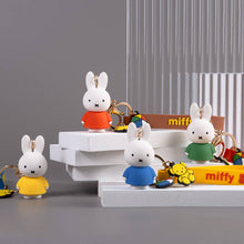 Load image into Gallery viewer, Miffy Charaters Figure Key Holder-Bag Charm, Gift Key Ring
