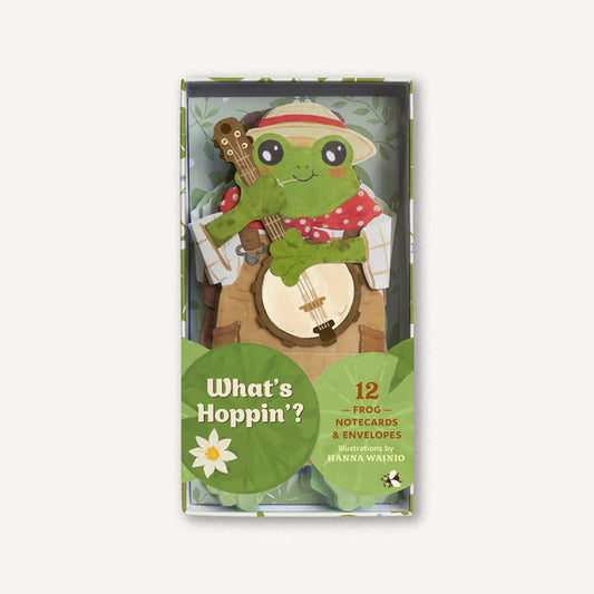 What's Hoppin'? Frog Notecards