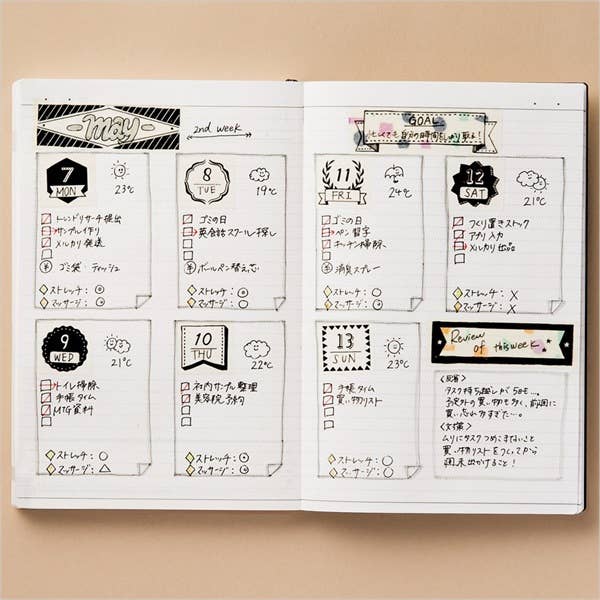 Pre-cut Masking Tape for Diary