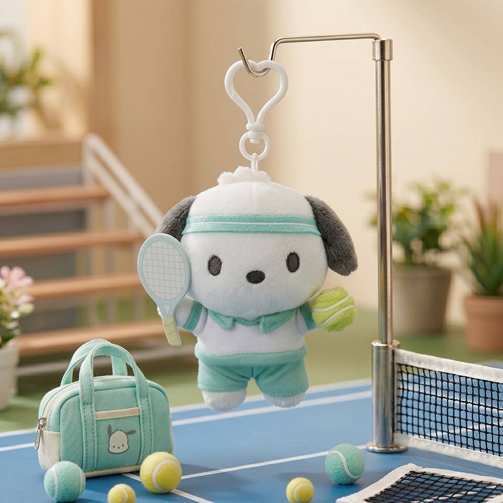 Limited Edition Sanrio Characters Tennis Plush Keychain