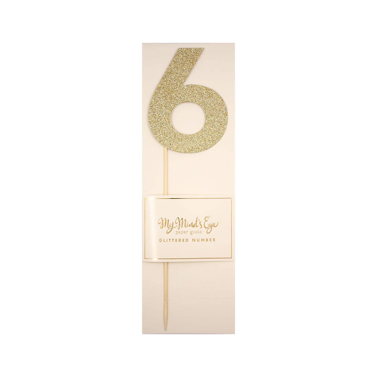 Basic Glitter Number 6
