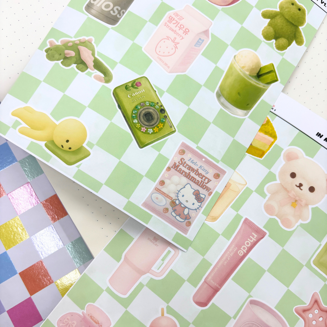 In My Matcha Era | Journal| Sticker Sheet
