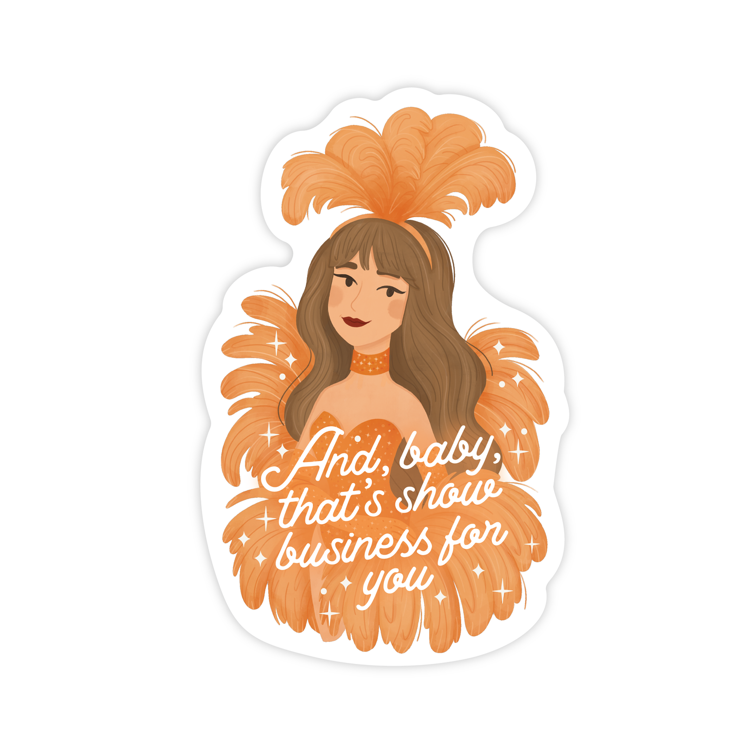 Showgirl - Era Pop Culture Vinyl Sticker