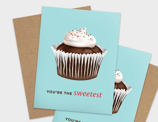 You're the Sweetest Pun Love Card