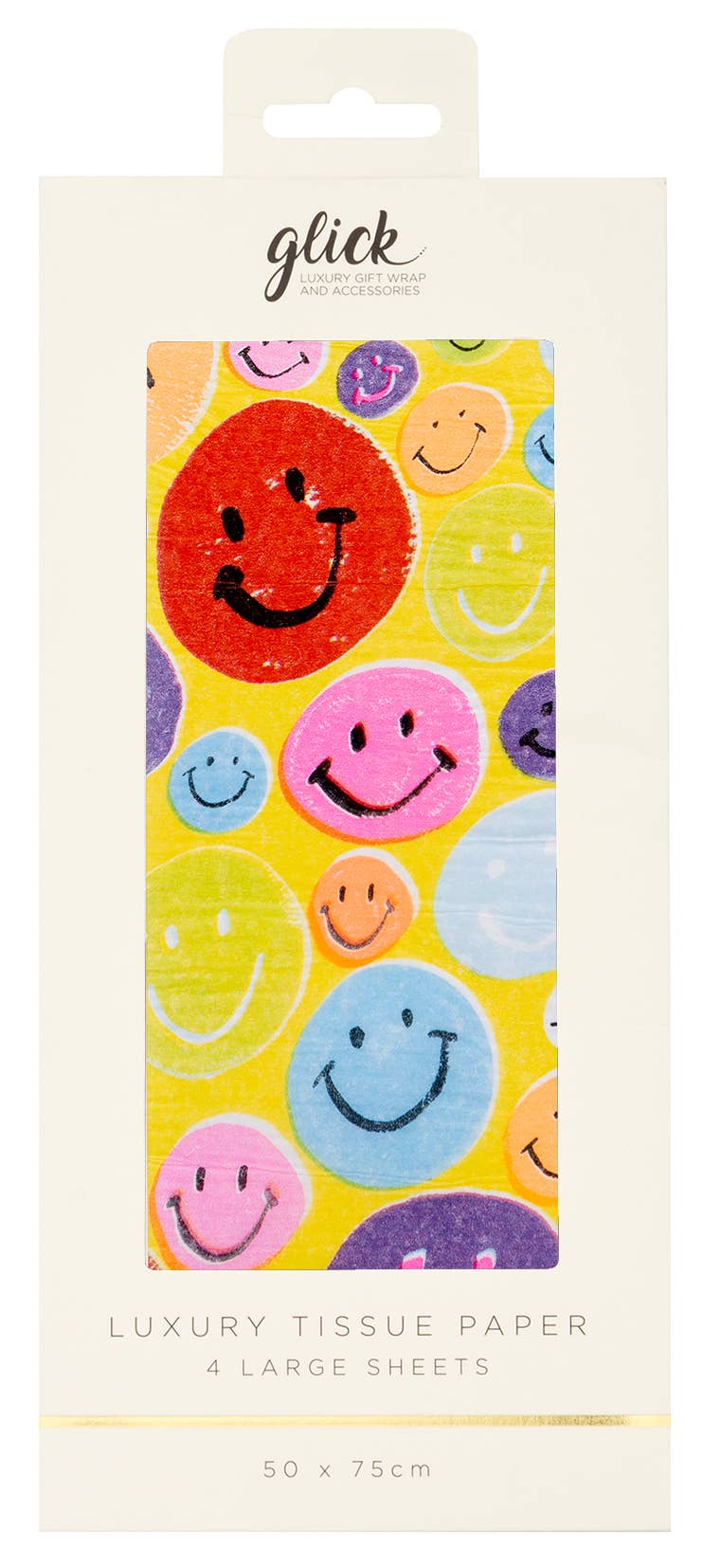 Tissue Patterned Smiley Faces