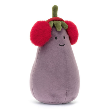 Jellycat Toastie Vivacious Red Eggplant - Front & Company: Gift Store