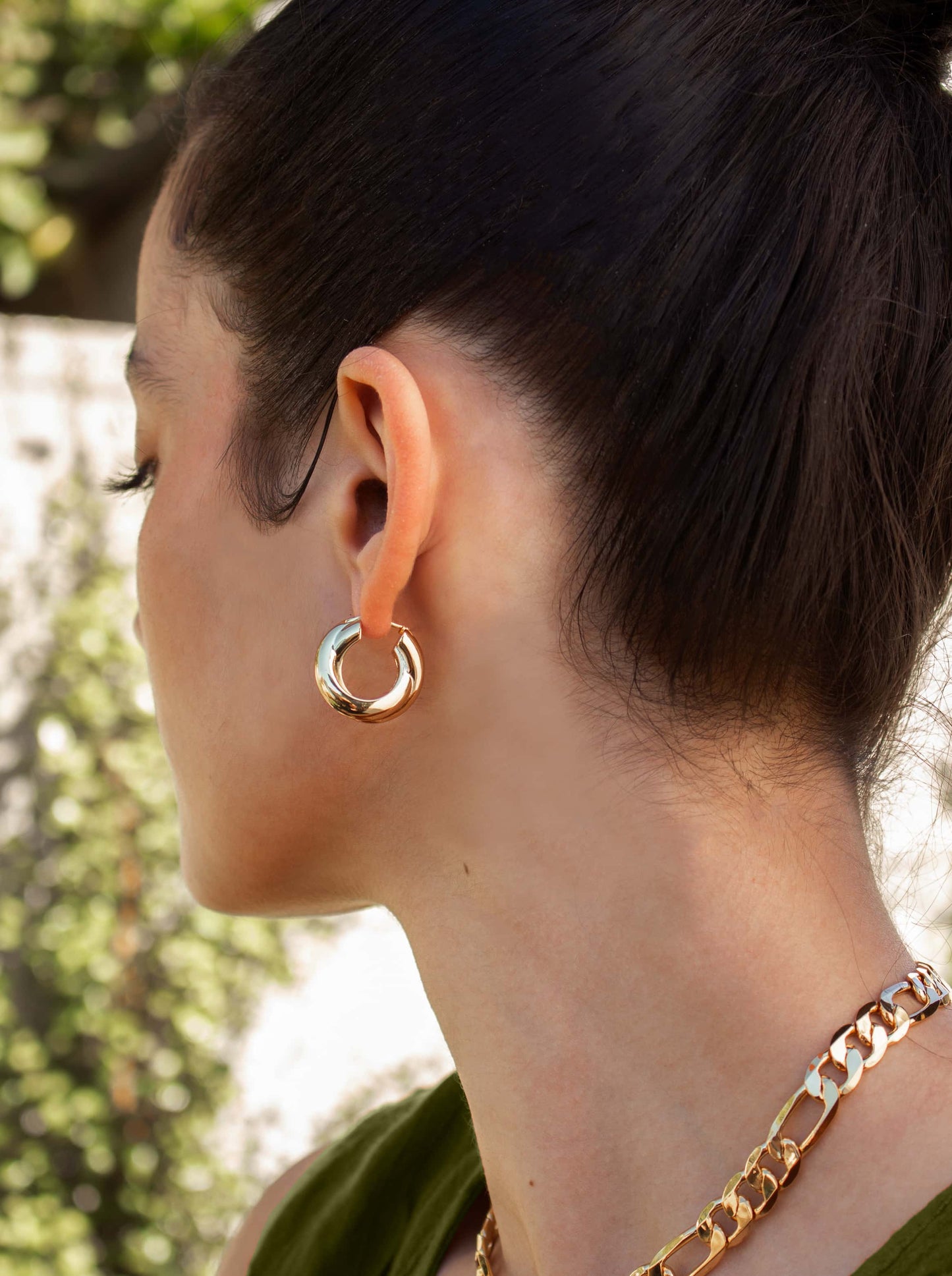 The Best 18k Gold Plated Hoop Huggies Earrings Tarnish Proof
