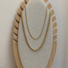 Load image into Gallery viewer, Annabelle - Double row necklace - gold or silver
