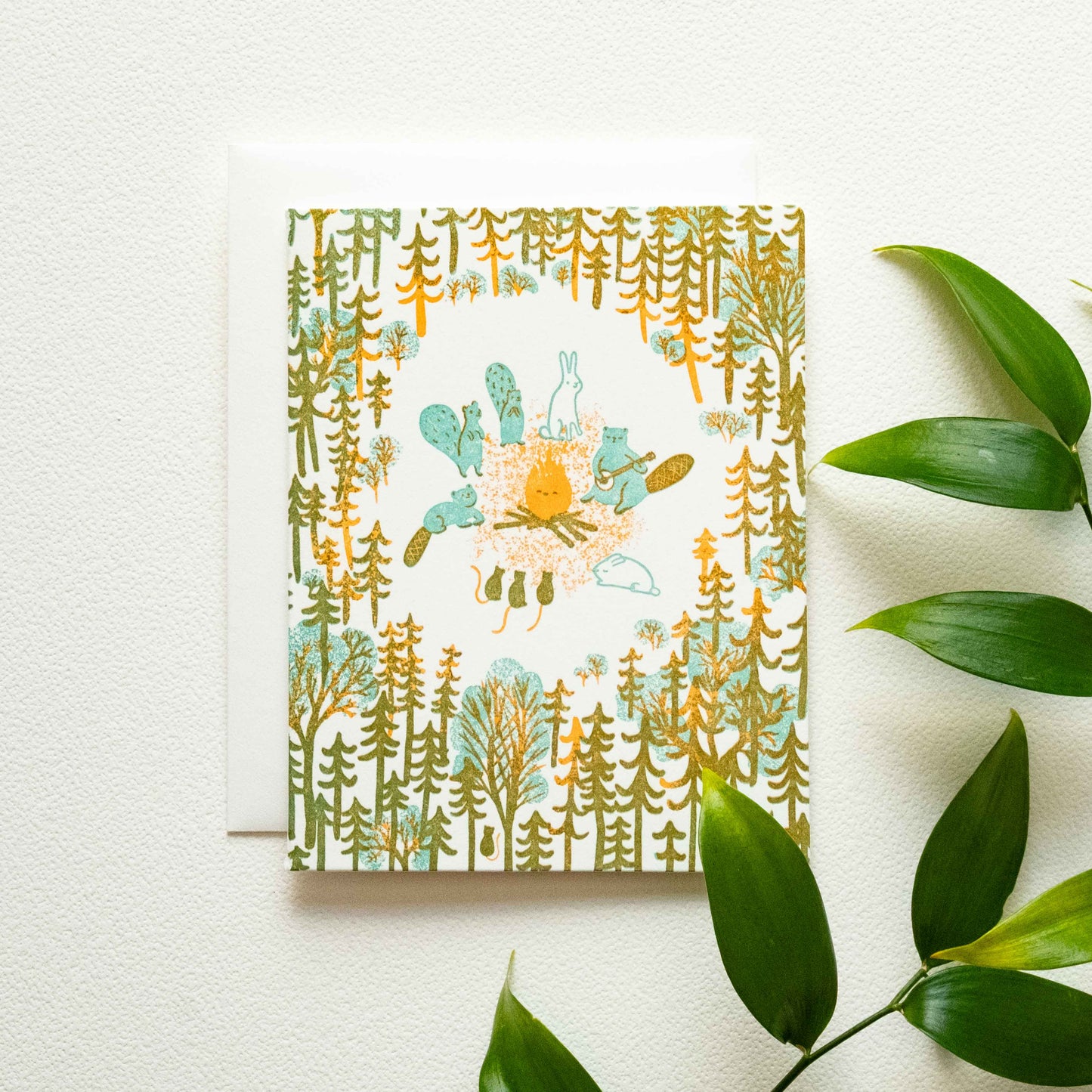 Campfire | Blank | Letterpress Card